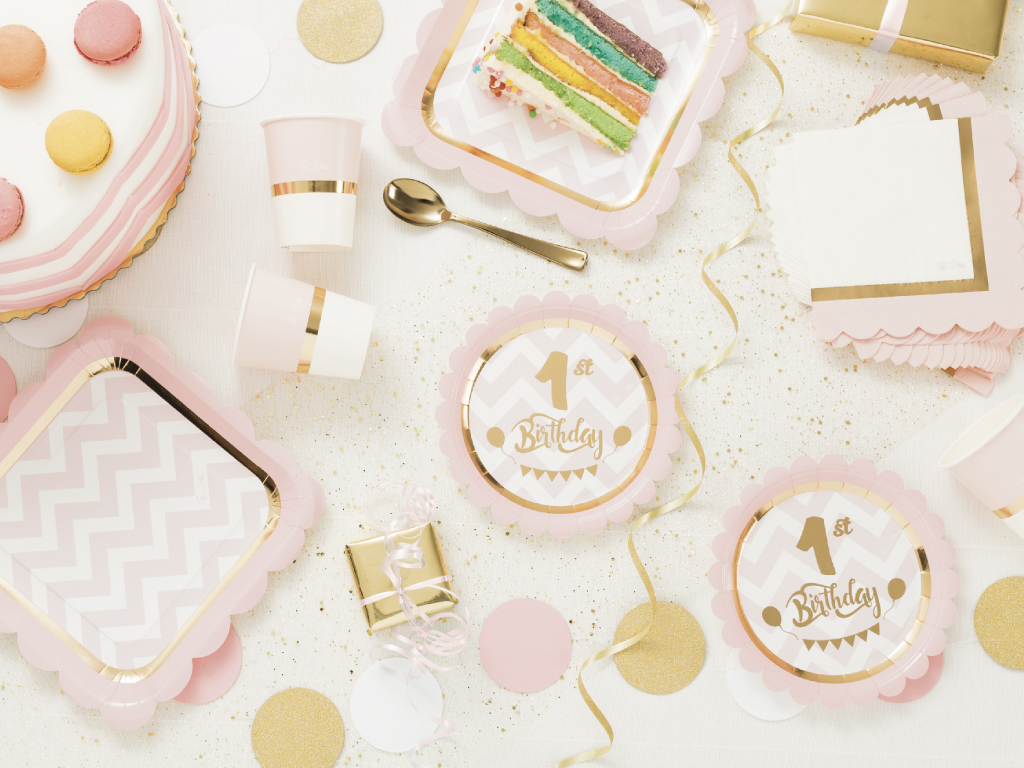 BABY CHIC 1° BDAY GIRL