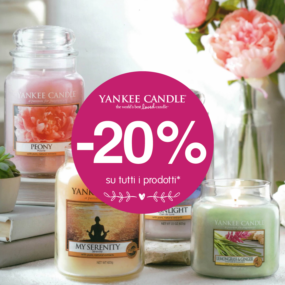 Auguri Mamma! Tutta Yankee Candle in promozione del 20%!